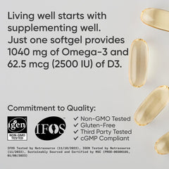 Vitamin D3 2500 IU label detail on bottle