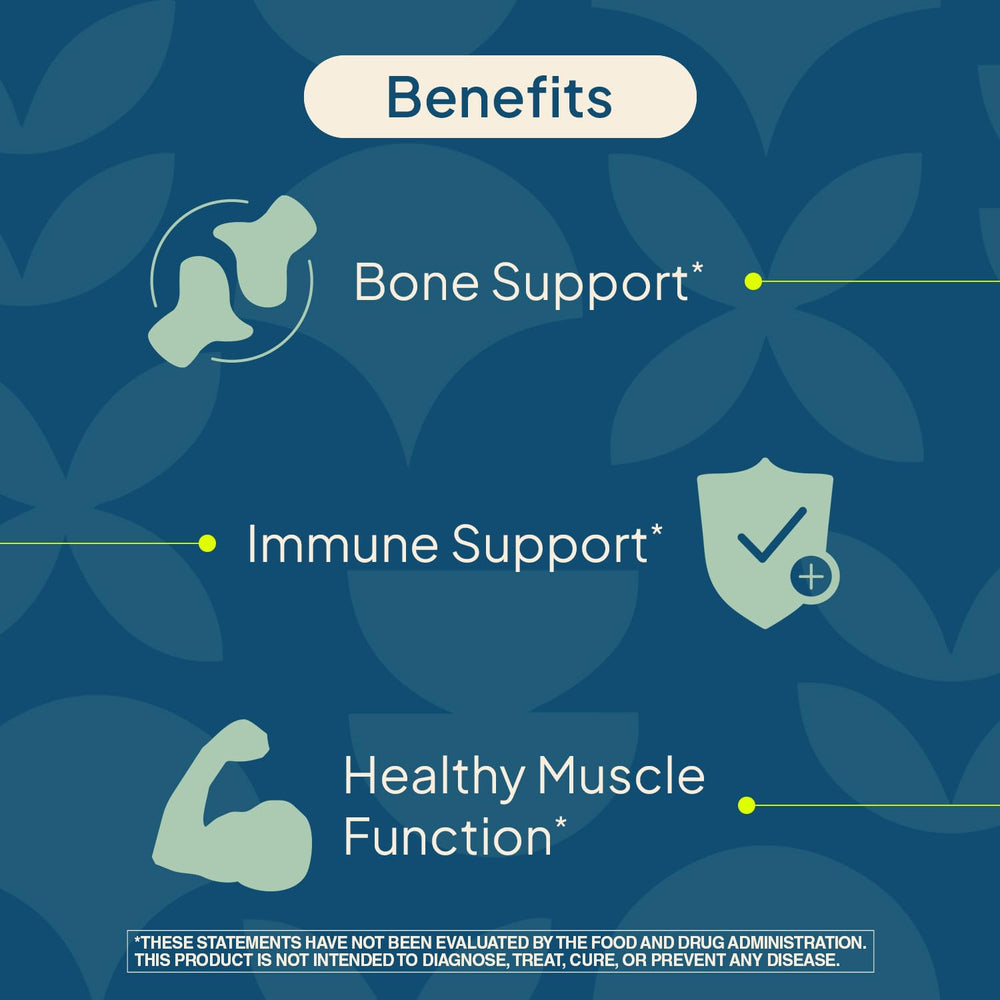 Close-up of Vitamin D3 5000IU 125mcg dosage information