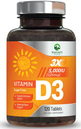 Vitamin D3 5000 IU raspberry chewable tablet