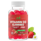 Vitamin D3 5000IU gummies bottle with 120 count