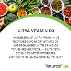 D3 5000 IU supports immune system and bone health