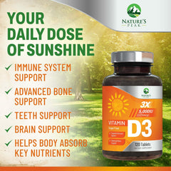 Close-up of raspberry-flavored Vitamin D3 chewable tablet