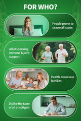 Vitamin D3 and Vitamin E capsules for immune support