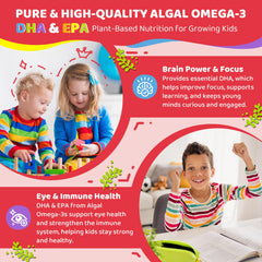 Ingredient panel showing sugar-free, vegan, non-GMO gummies