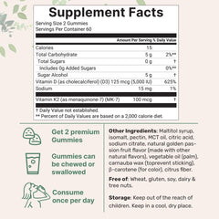 Close-up of golden passion fruit flavored gummies