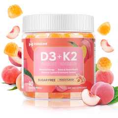 Gummy bottle packaging and inner contents