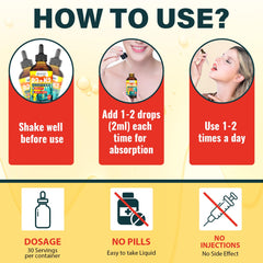 2 fl oz bottle packaging of Vitamin D3 K2 liquid drops