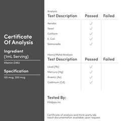 Person using Vitamin D3 K2 liquid drops
