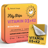 Vitamin D3 K2 5000 IU strips box with blister pack