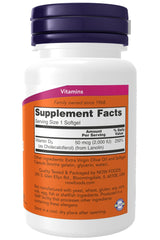 Close-up of Vitamin D3 softgels capsules
