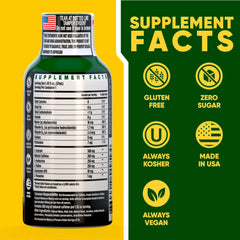 Vitamin Energy Focus grape pack showing 24 shots for daily productivity