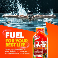 Vitamin Energy Focus+ on kitchen counter highlighting compact size
