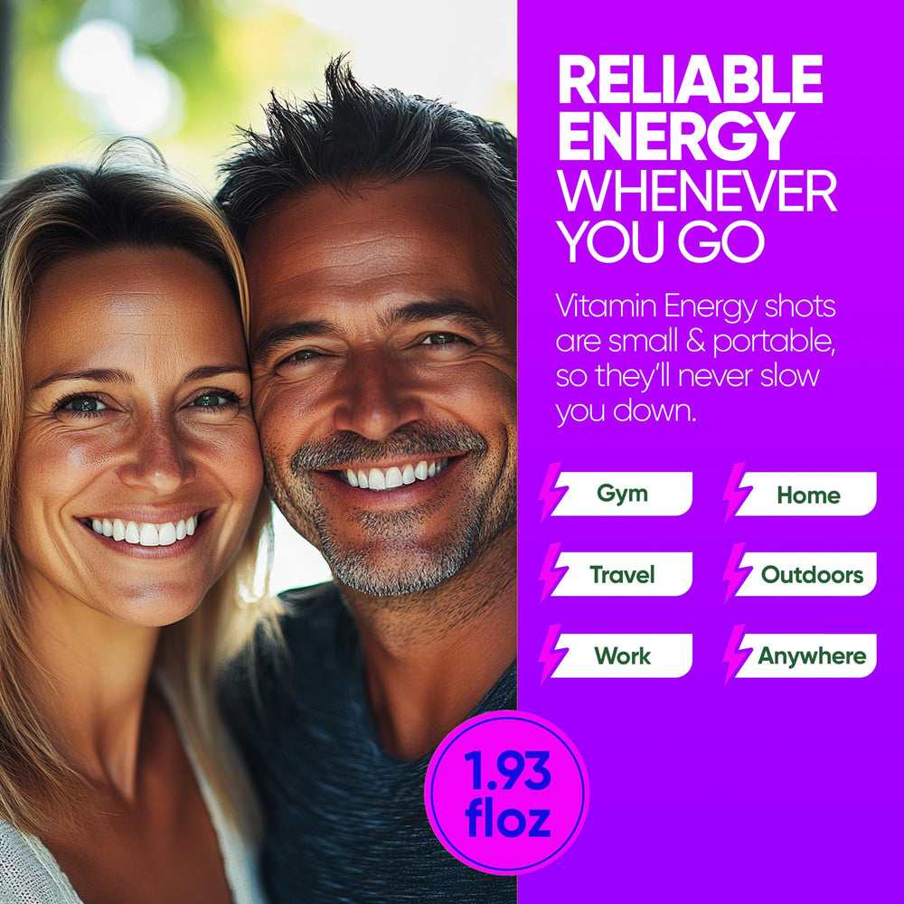 Vitamin Energy Focus+ Berry label highlights ingredients for sustained daytime energy
