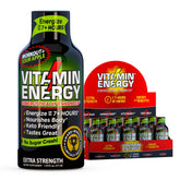 Vitamin Energy Workout+ Sour Apple shot bottle for compact pre-workout energy during training