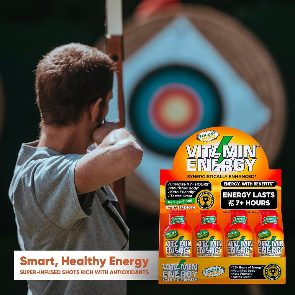Vitamin Energy gluten-free label on packaging.
