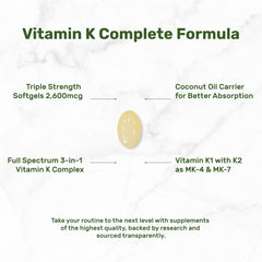 Vitamin K Complete label artwork