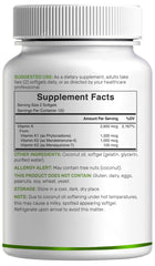 Packaging of Vitamin K Complete bottle