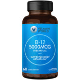 Vitamin World B-12 5000 mcg Sublingual Microlozenge bottle