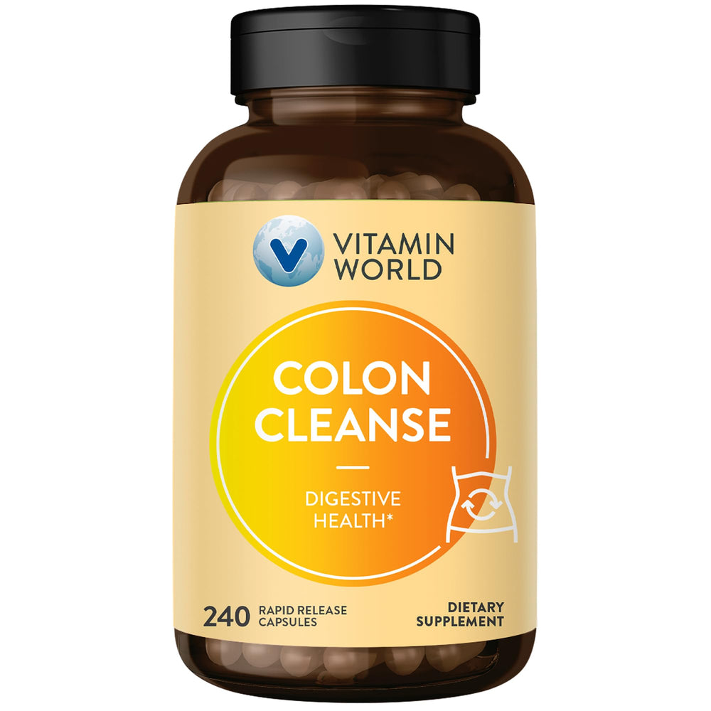Vitamin World Colon Cleanse bottle with 240 capsules