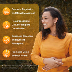 Vitamin World Colon Cleanse psyllium husk visual highlighting fiber for regularity.