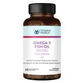 Vitamin World Omega-3 fish oil 1360 mg 60 softgels main image