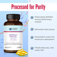 Gluten free omega-3 supplement packaging