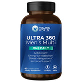 Hero image of Vitamin World Ultra 360 Men’s Multivitamin One Daily 90-caplet bottle