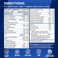 Label highlighting immune support and antioxidant protection