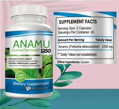 Product label for VITAMISAN Anamu