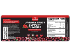 Healthy bladder wellness concept with gummies