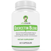 VitaMonk Quercetin Complex bottle showing three bioactive forms