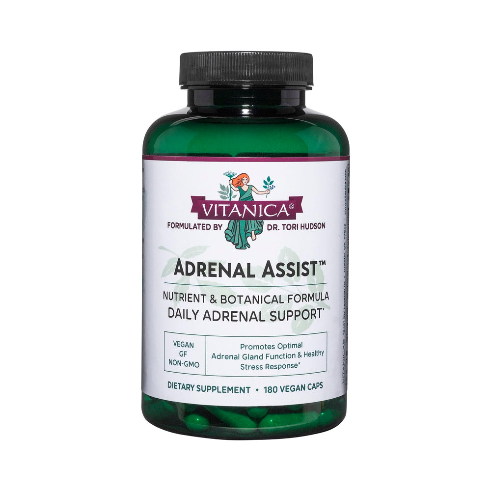 Vitanica Adrenal Assist bottle label