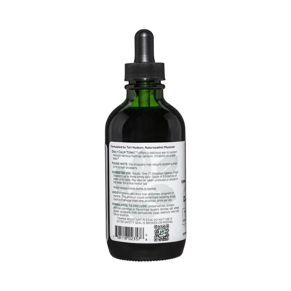 Organic lemon balm in Daily Calm Tonic