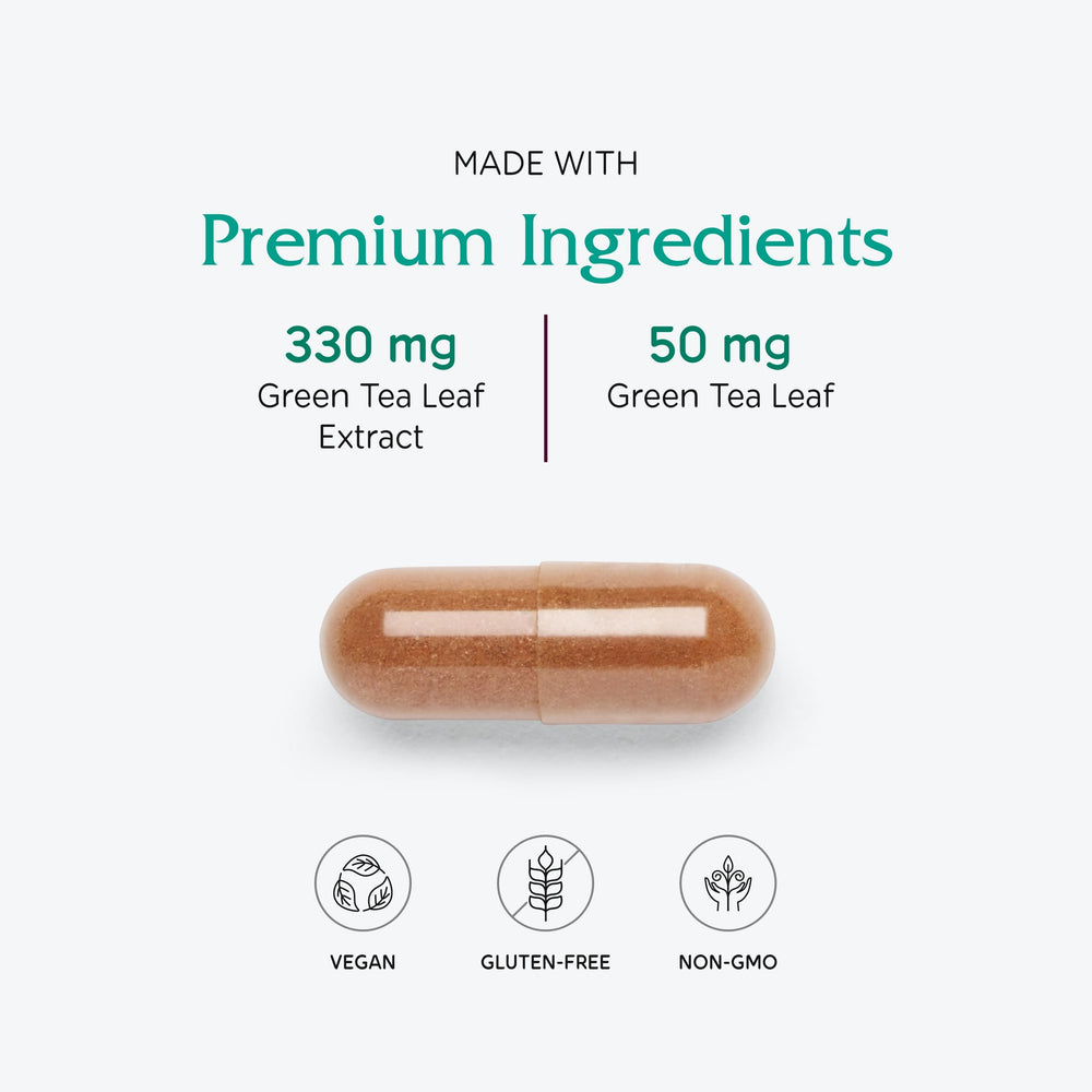 60-count bottle of Green Tea Extract capsules