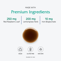 blackberry-flavored liquid iron supplement