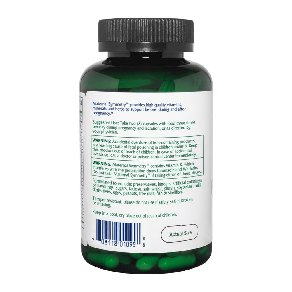 Vitanica Maternal Symmetry capsules close-up