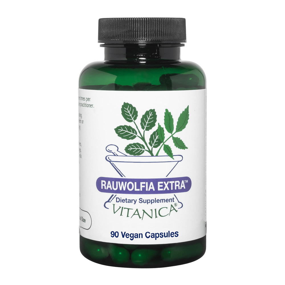 Vitanica Rauwolfia Extra bottle label