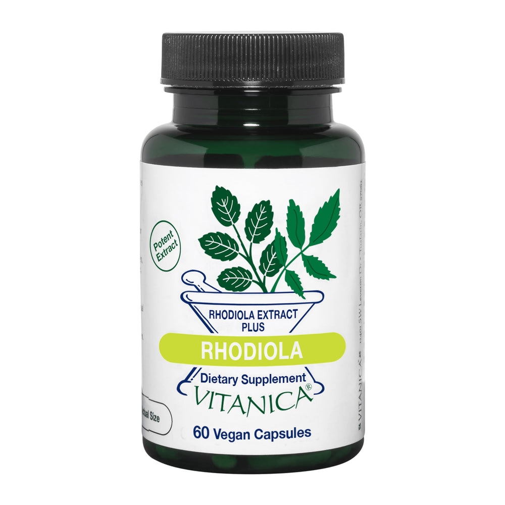 Vitanica Rhodiola Rosea root extract 200mg capsules bottle