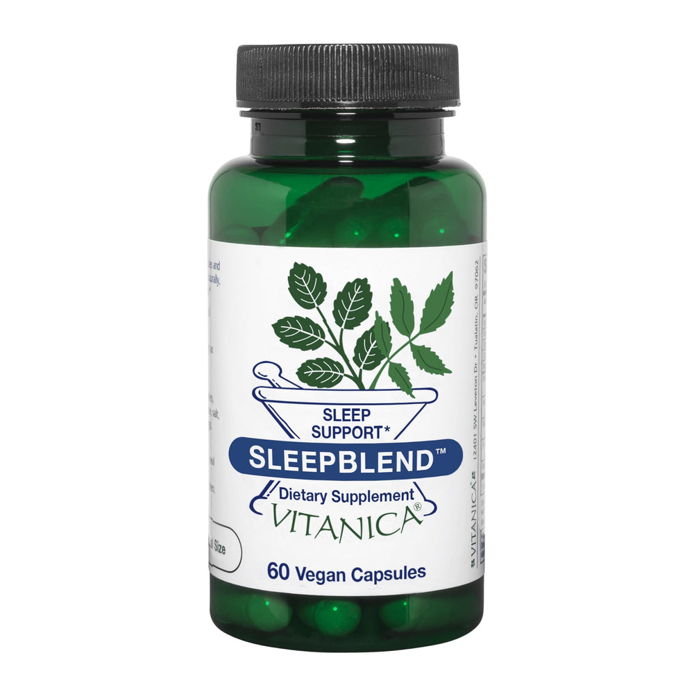 Vitanica Sleepblend bottle with 60 capsules