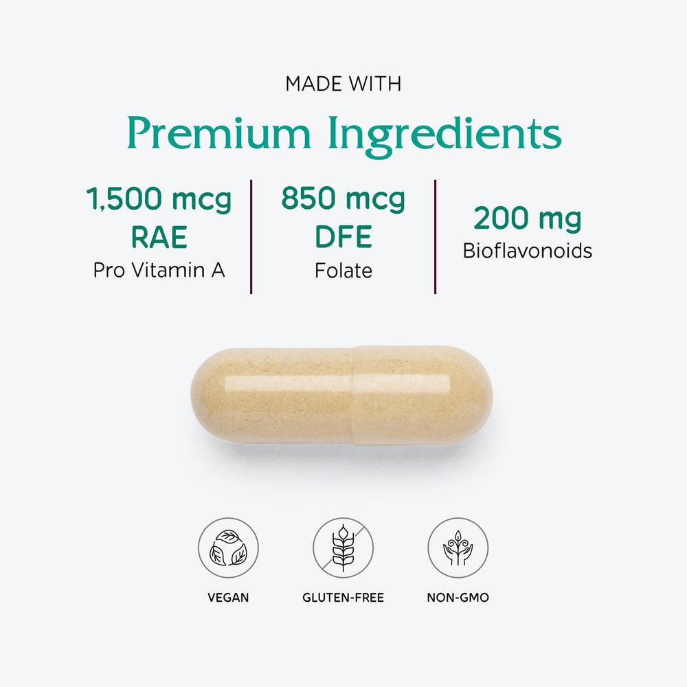 Non-GMO, hypoallergenic and preservative-free badge on packaging