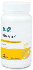 VitaPrime iron-free multivitamin bottle for men and women