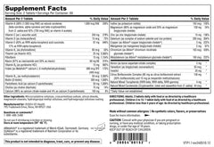 VitaPrime packaging highlighting iron-free formula