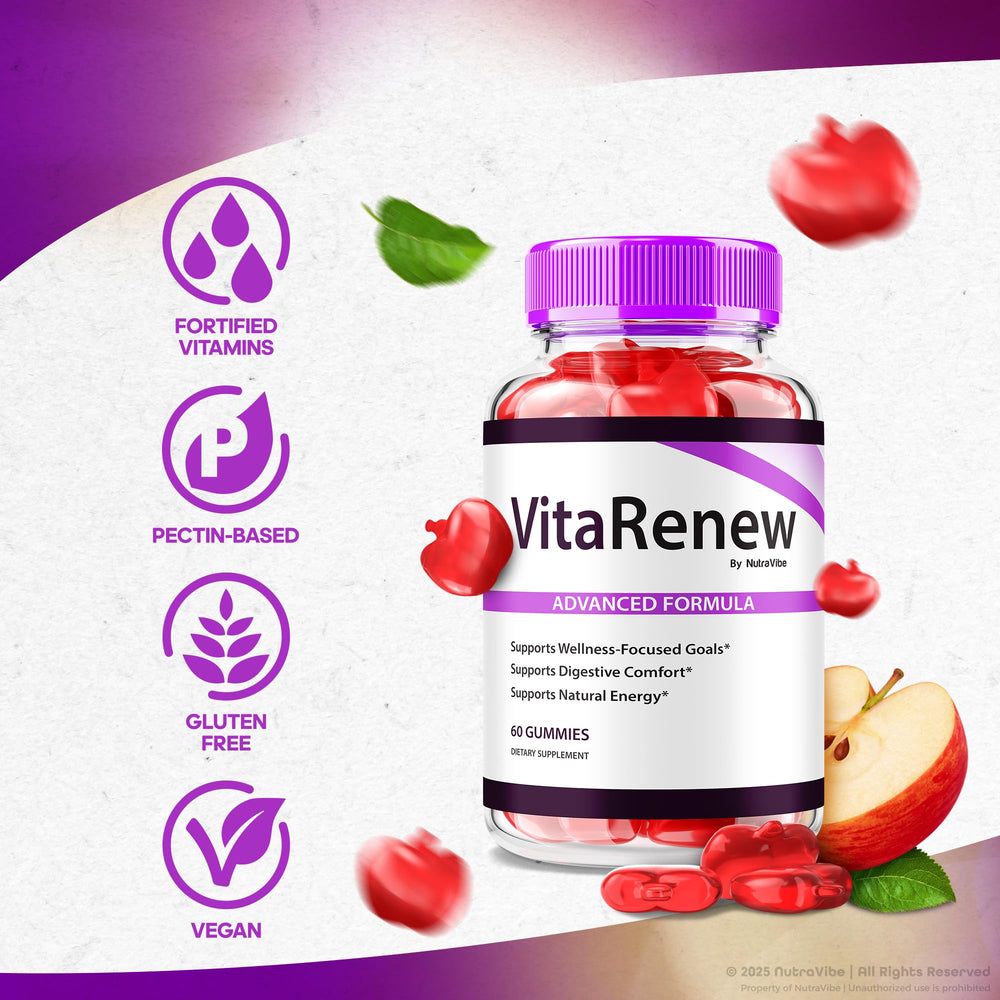 Ingredients illustration for VitaRenew Gummies