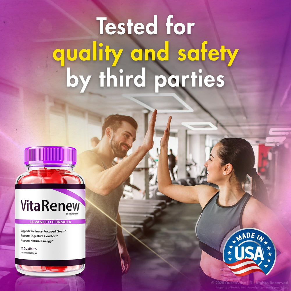 Customer review highlight for VitaRenew Gummies