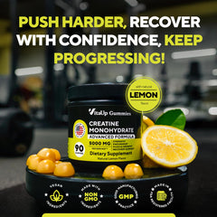 Nutrition facts panel for VitaUp Creatine Monohydrate Gummies