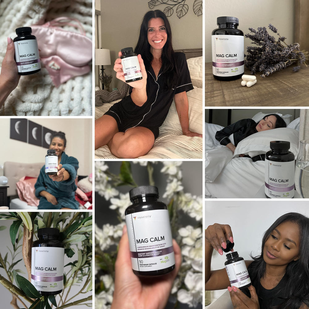 Graphic illustrating magnesium's role in 300+ biochemical reactions