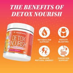 Mixing Vitauthority Gut Cleanse powder into juice or water for a refreshing drink.