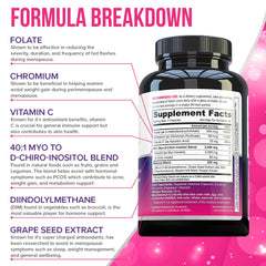 PMS relief and clearer skin concept image