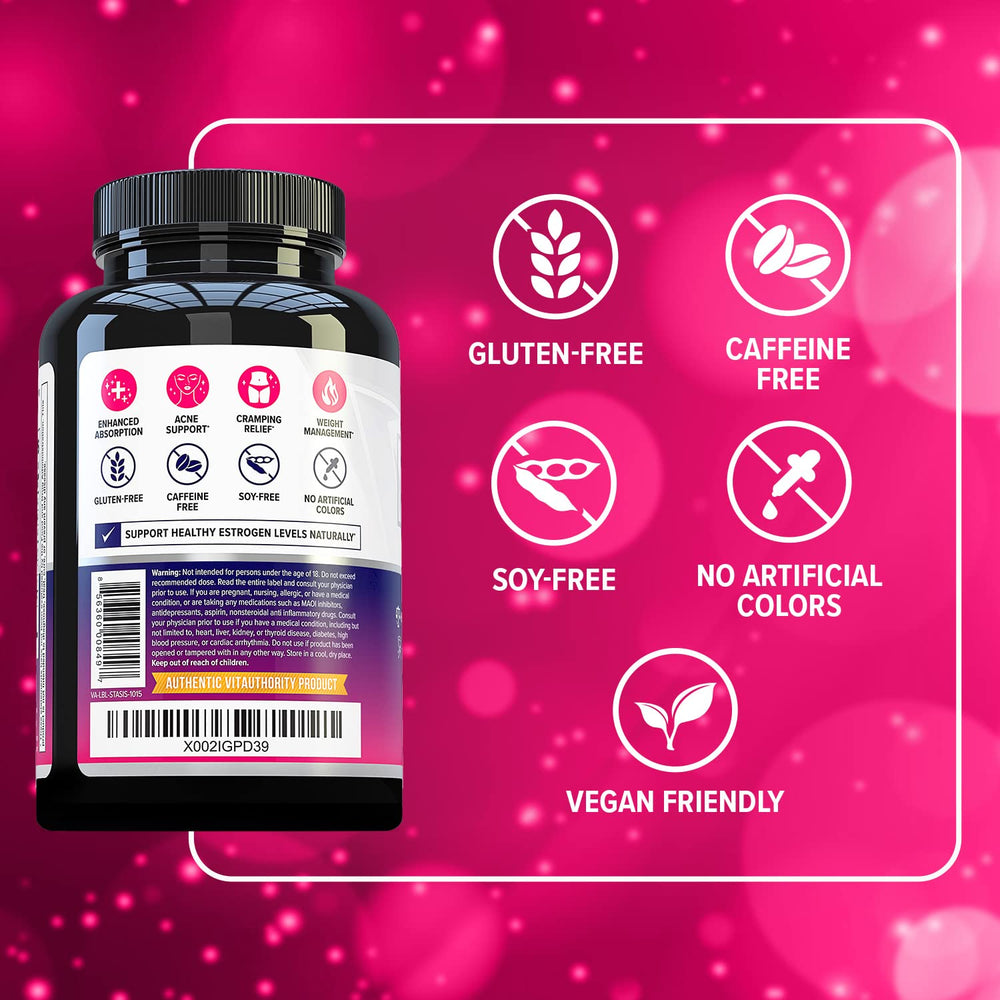 One month supply packaging of Vitauthority hormone balance