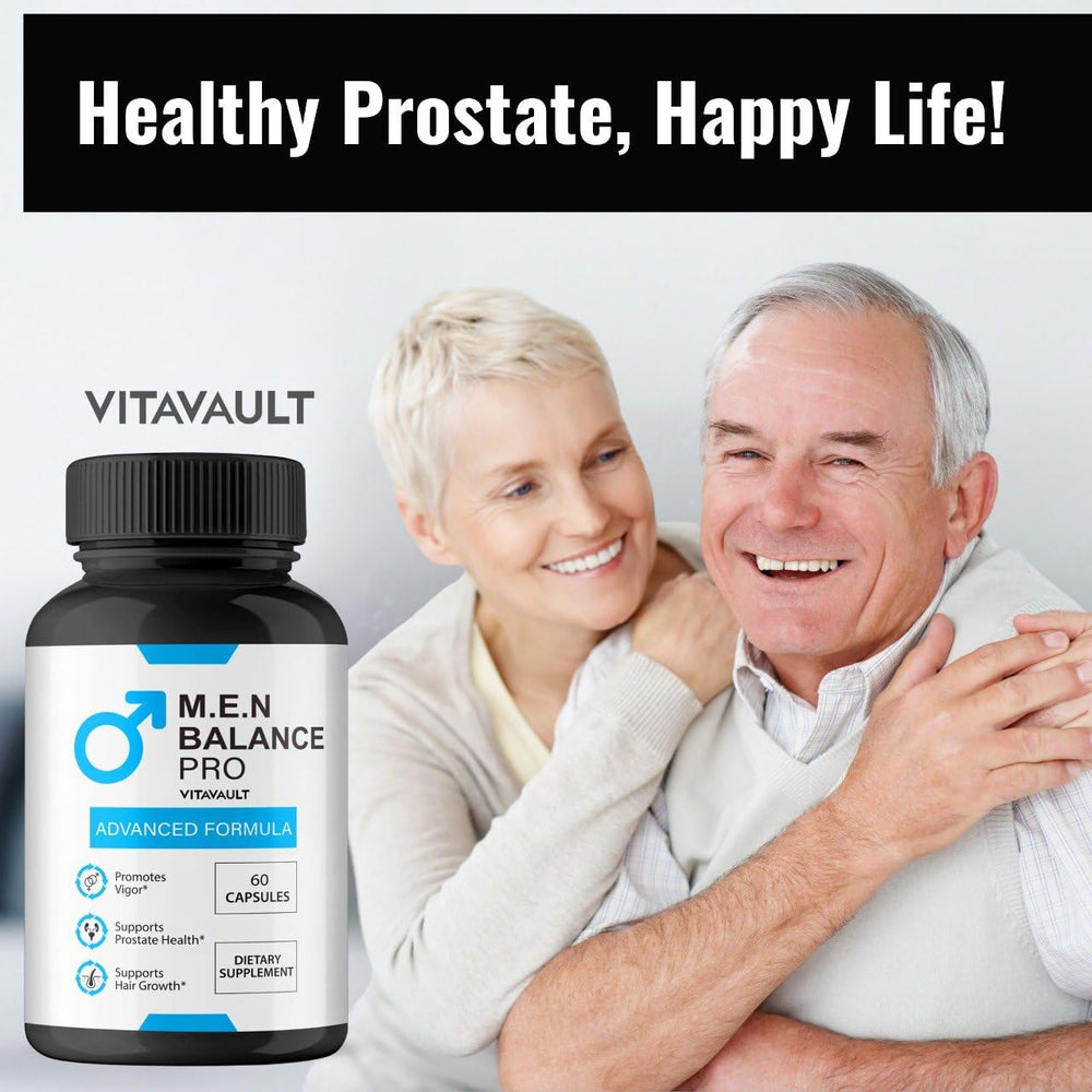 Individual M.E.N Balance Pro capsules on white background